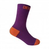 Водонепроницаемые носки детские DexShell Ultra Thin Children Socks M (18-20 см), пурпурный